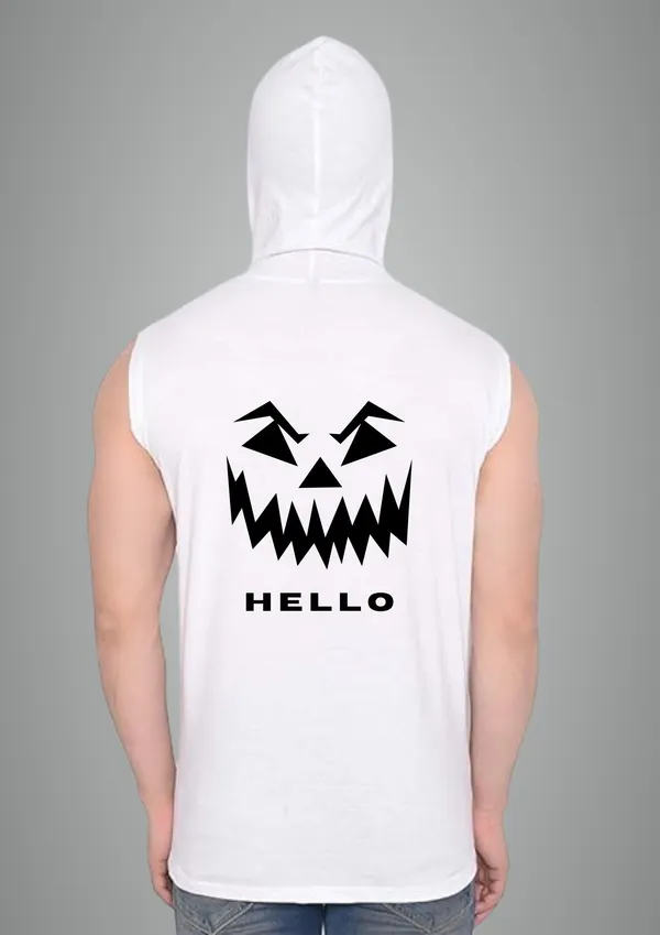 White_Cotton_Blend_Trendy_Hello_Gym_Vest_Back_Print_For_Men