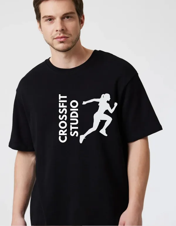 Black_Cotton_Blend_Trendy_Crossfit_Studio_T-Shirt_For_Men