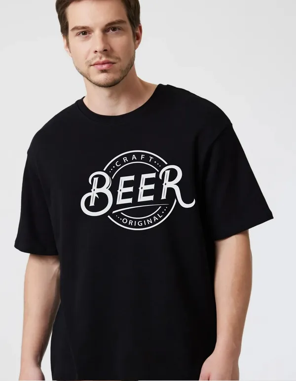 Black_Cotton_Blend_Trendy_Beer_T-Shirt_For_Men