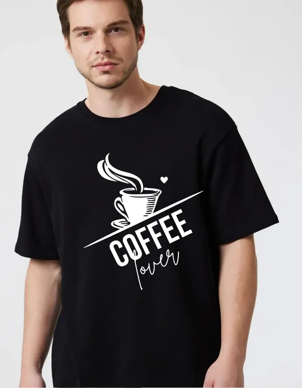 Black_Cotton_Blend_Trendy_Coffee_T-Shirt_For_Men
