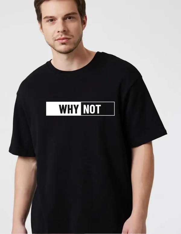 Black_Cotton_Blend_Trendy_Whynot_T-Shirt_For_Men