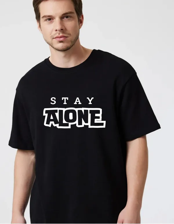 Black_Cotton_Blend_Trendy_Stay_Alone_T-Shirt_For_Men
