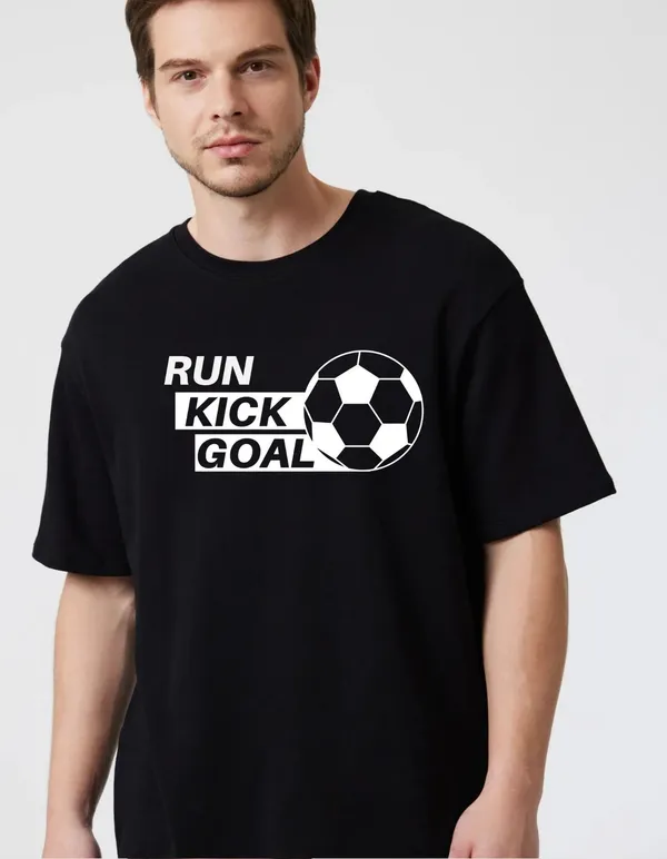 Black_Cotton_Blend_Trendy_Run_Kick_T-Shirt_For_Men