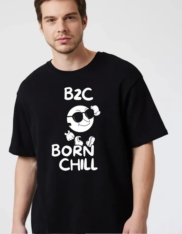 Black_Cotton_Blend_Trendy_B2C_T-Shirt_For_Men