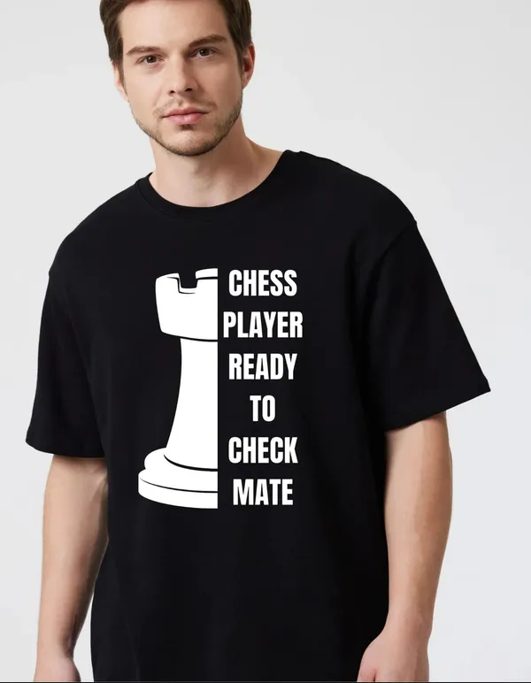 Black_Cotton_Blend_Trendy_Chess_Player_T-Shirt_For_Men