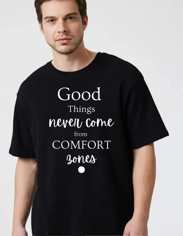 Black_Cotton_Blend_Trendy_Good_Things_T-Shirt_For_Men