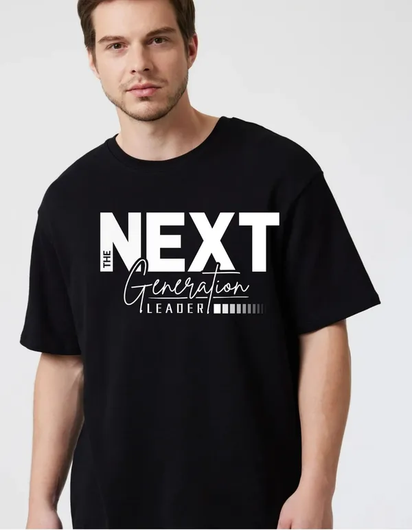Black_Cotton_Blend_Trendy_Nexxt_Generation_T-Shirt_For_Men