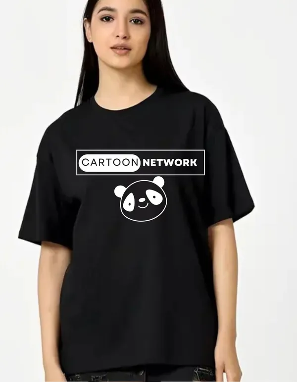 Black_Cotton_Blend_Trendy_Cartoon_Network_T-Shirt_For_Women