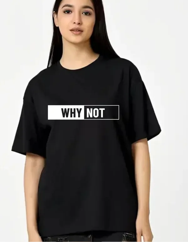 Black_Cotton_Blend_Trendy_Whynot_T-Shirt_For_Women