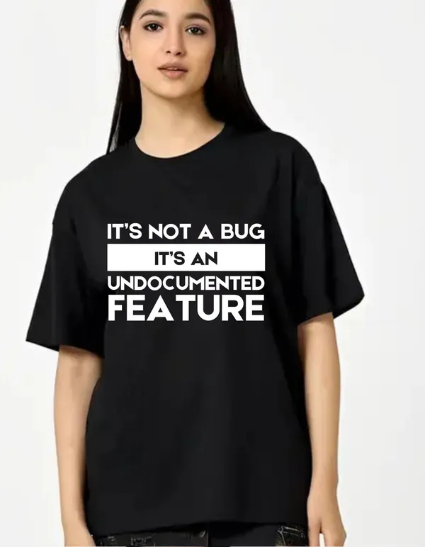 Black_Cotton_Blend_Trendy_It'S_Not_T-Shirt_For_Women