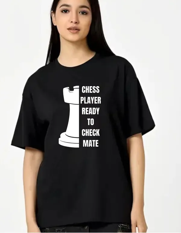 Black_Cotton_Blend_Trendy_Chess_Player_T-Shirt_For_Women