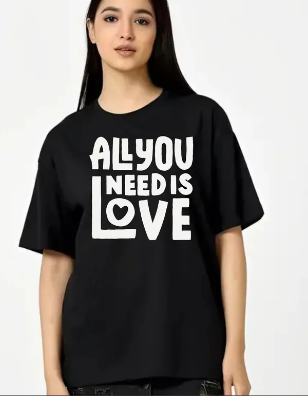 Black_Cotton_Blend_Trendy_All_Youu_Need_T-Shirt_For_Women