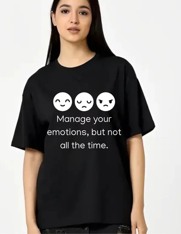 Black_Cotton_Blend_Trendy_Manage_Youur_T-Shirt_For_Women