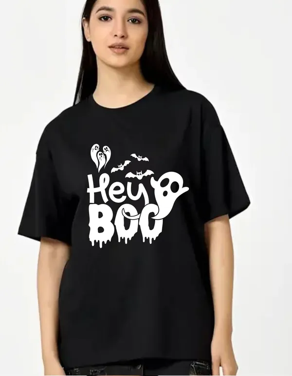 Black_Cotton_Blend_Trendy_Hey_Boooo_T-Shirt_For_Women