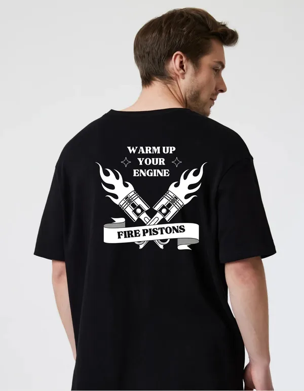 Black_Cotton_Blend_Trendy_Warm_Up_Youur_Engine_T-Shirt_Back_Print_For_Men