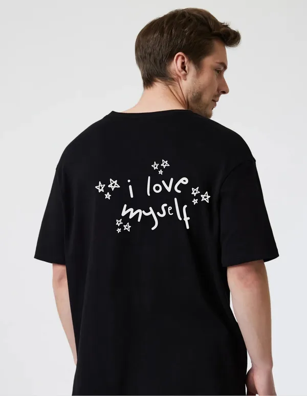Black_Cotton_Blend_Trendy_I_Love_Myself_T-Shirt_Back_Print_For_Men
