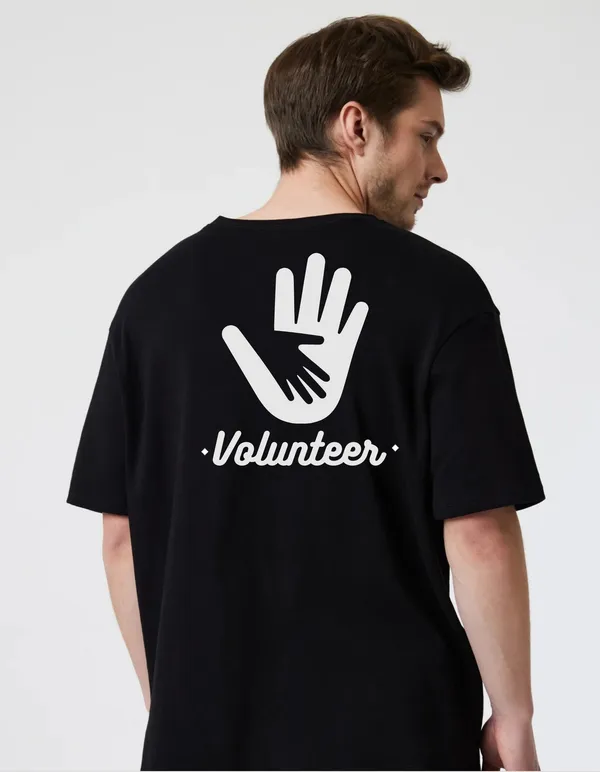 Black_Cotton_Blend_Trendy_Volunteer_T-Shirt_Back_Print_For_Men