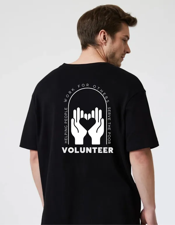 Black_Cotton_Blend_Trendy_Volunteer_T-Shirt_Back_Print_For_Men