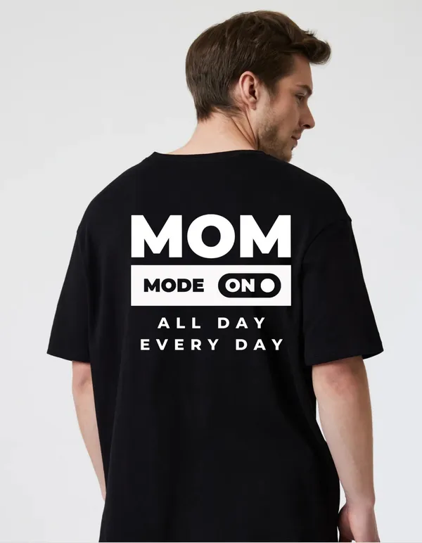Black_Cotton_Blend_Trendy_Mom_Mode_On_T-Shirt_Back_Print_For_Men