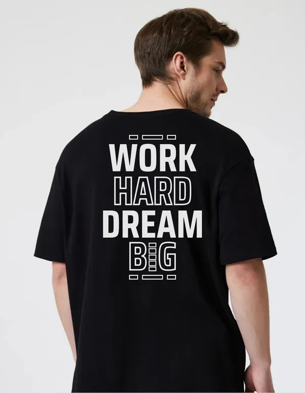 Black_Cotton_Blend_Trendy_Work_Hard_T-Shirt_Back_Print_For_Men