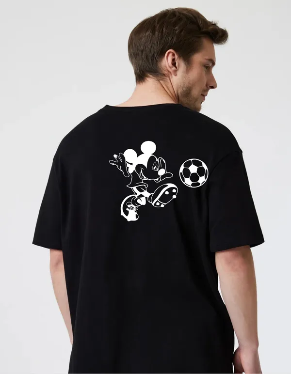 Black_Cotton_Blend_Trendy_Micckey_Mouse_T-Shirt_Back_Print_For_Men