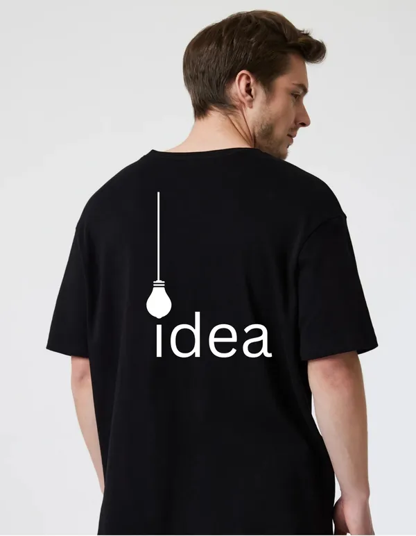 Black_Cotton_Blend_Trendy_Idea_T-Shirt_Back_Print_For_Men