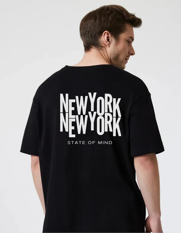 Black_Cotton_Blend_Trendy_Newyork_T-Shirt_Back_Print_For_Men