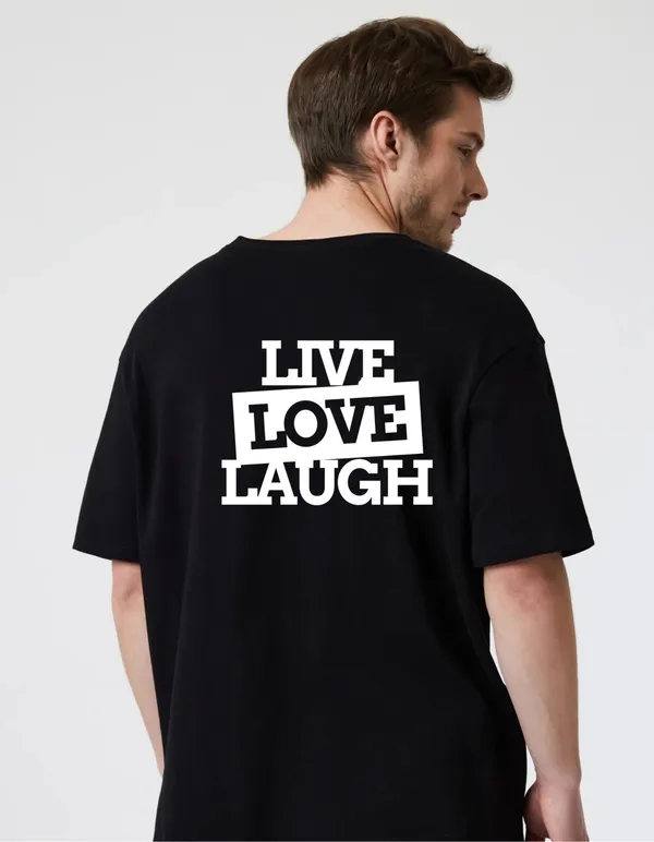Black_Cotton_Blend_Trendy_Live_Love_T-Shirt_Back_Print_For_Men