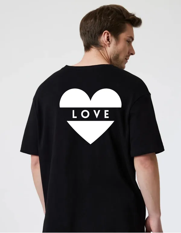 Black_Cotton_Blend_Trendy_Love_T-Shirt_Back_Print_For_Men