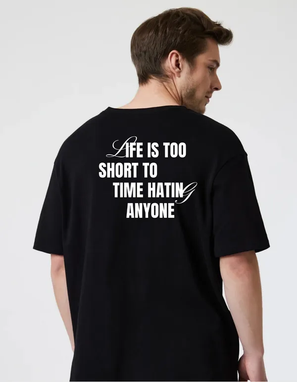 Black_Cotton_Blend_Trendy_Life_Is_Too_T-Shirt_Back_Print_For_Men