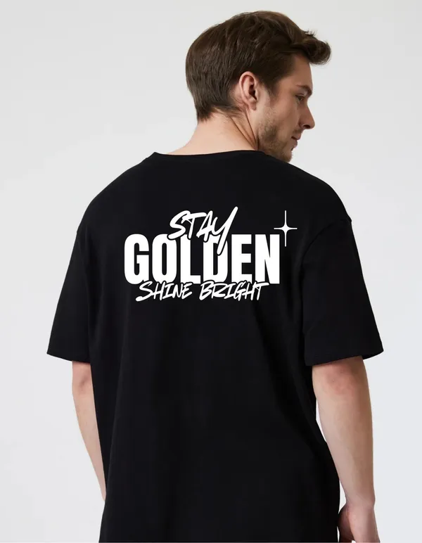 Black_Cotton_Blend_Trendy_Stay_Golden_T-Shirt_Back_Print_For_Men