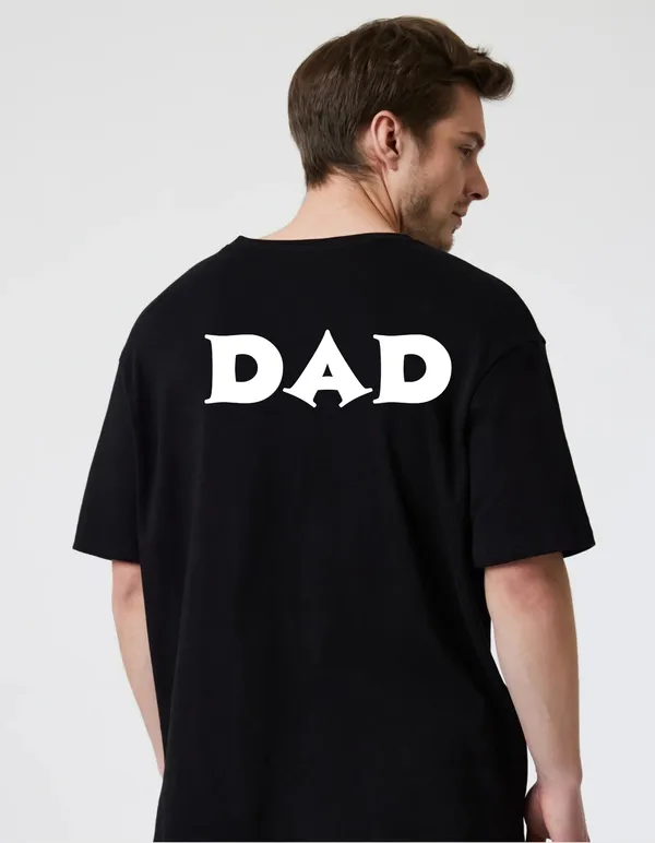 Black_Cotton_Blend_Trendy_Dad_T-Shirt_Back_Print_For_Men