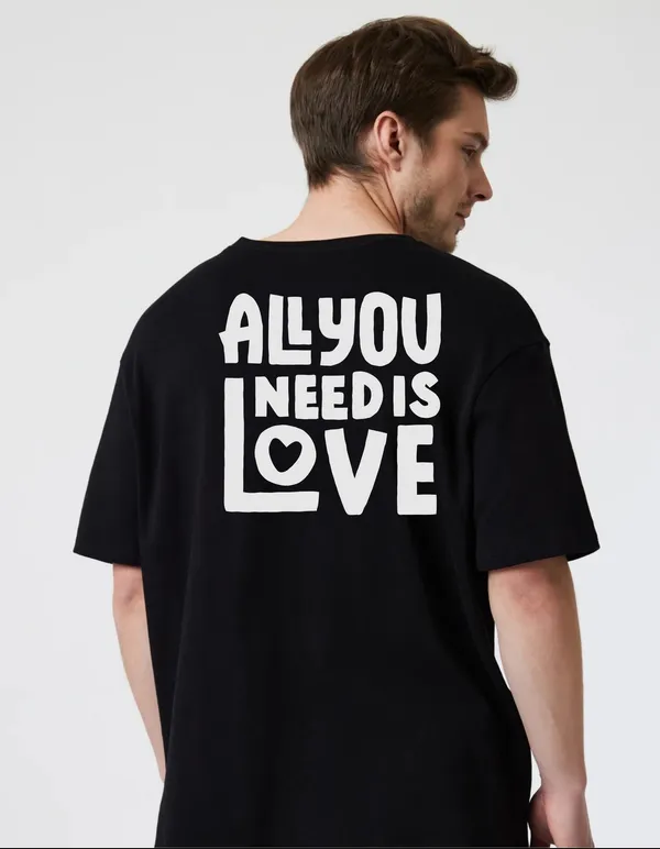 Black_Cotton_Blend_Trendy_All_Youu_Need_T-Shirt_Back_Print_For_Men