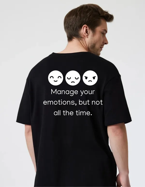 Black_Cotton_Blend_Trendy_Manage_Youur_T-Shirt_Back_Print_For_Men