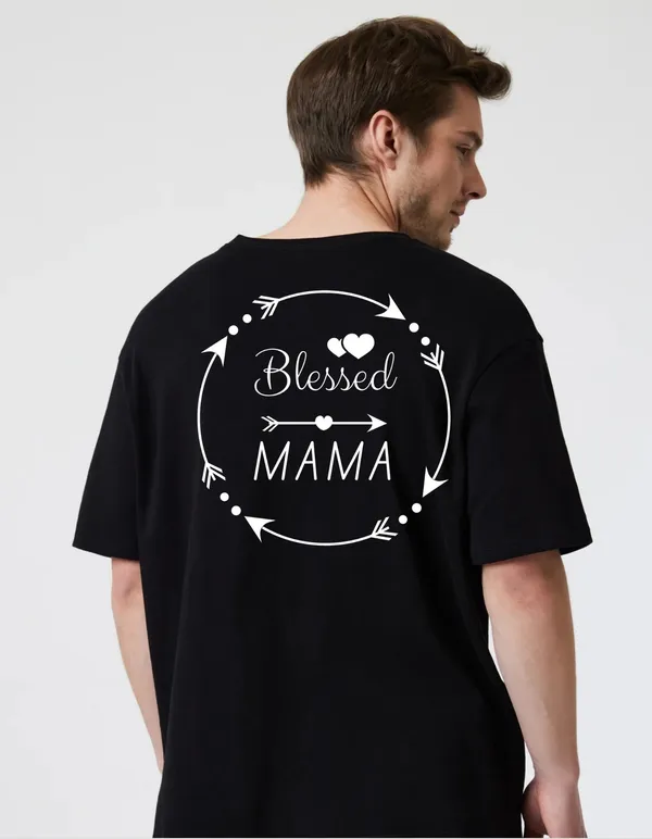 Black_Cotton_Blend_Trendy_Blessed_Mamaa_T-Shirt_Back_Print_For_Men