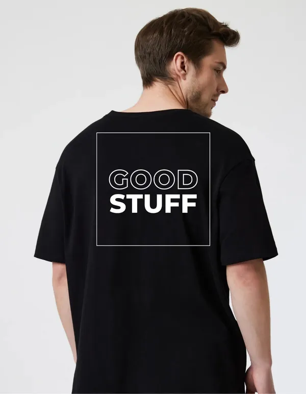 Black_Cotton_Blend_Trendy_Good_Stuff_T-Shirt_Back_Print_For_Men