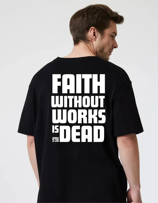 Black_Cotton_Blend_Trendy_Faith_Without_T-Shirt_Back_Print_For_Men