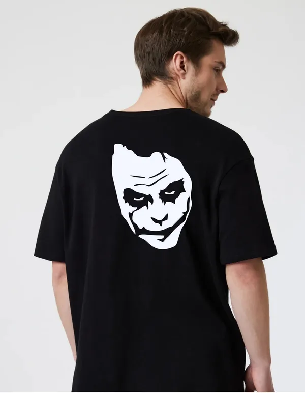 Black_Cotton_Blend_Trendy_Joker_T-Shirt_Back_Print_For_Men