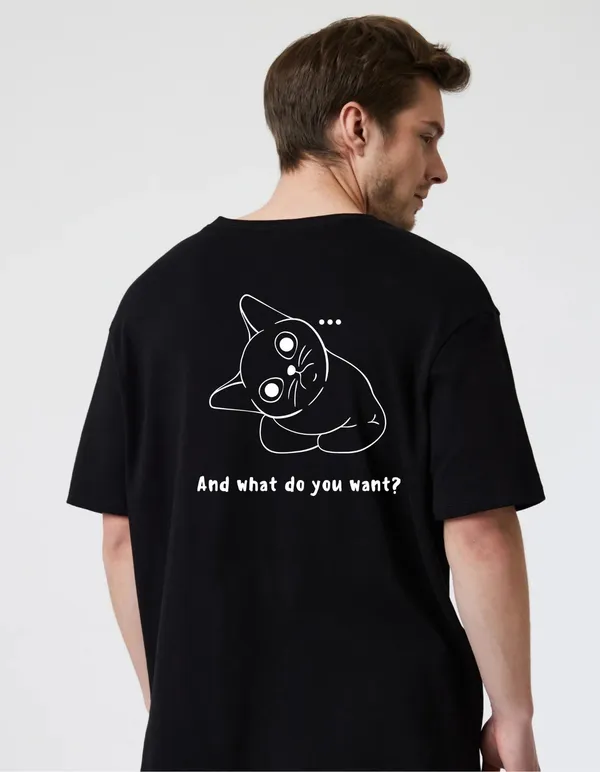 Black_Cotton_Blend_Trendy_What_Do_Youu_Want_T-Shirt_Back_Print_For_Men