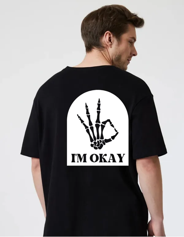 Black_Cotton_Blend_Trendy_I_M_Ok_T-Shirt_Back_Print_For_Men