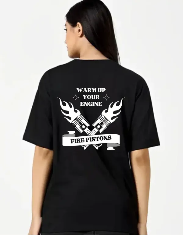 Black_Cotton_Blend_Trendy_Warm_Up_Youur_Engine_T-Shirt_Back_Print_For_Women