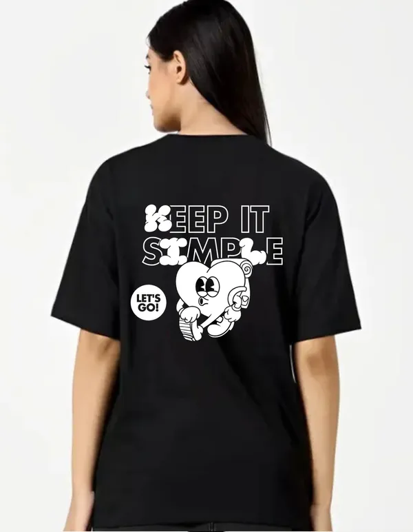 Black_Cotton_Blend_Trendy_Keep_It_Simmple_T-Shirt_Back_Print_For_Women