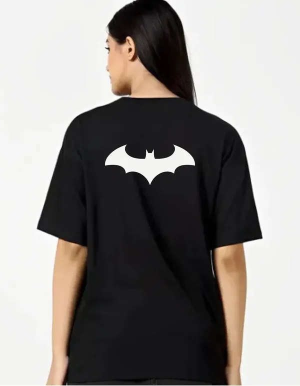 Black_Cotton_Blend_Trendy_Battman_T-Shirt_Back_Print_For_Women