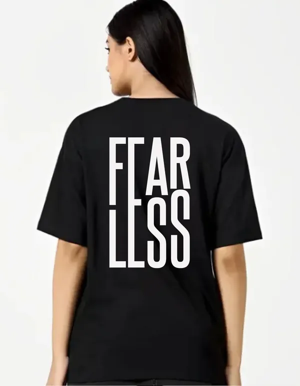 Black_Cotton_Blend_Trendy_Fearless_T-Shirt_Back_Print_For_Women