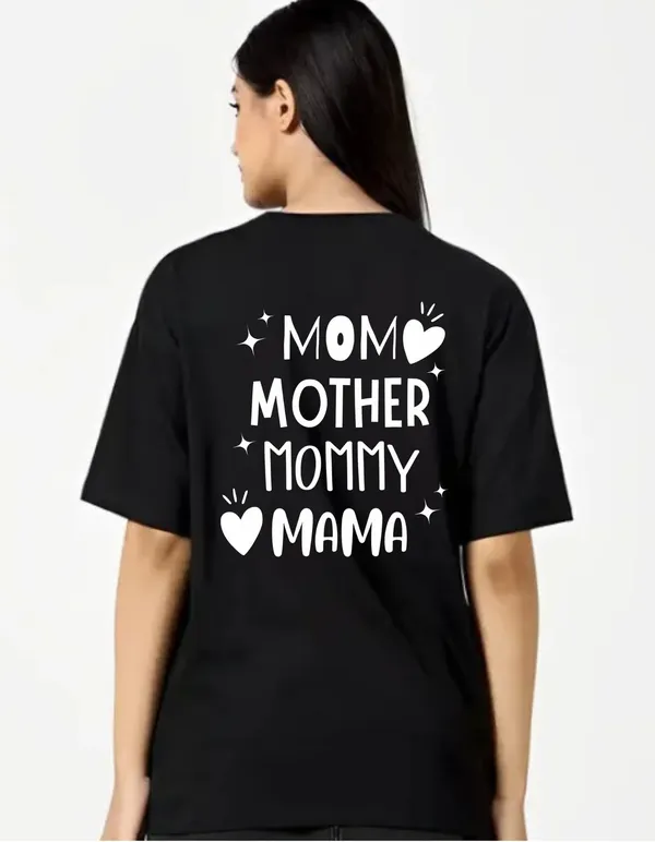 Black_Cotton_Blend_Trendy_Mom_Mother_T-Shirt_Back_Print_For_Women