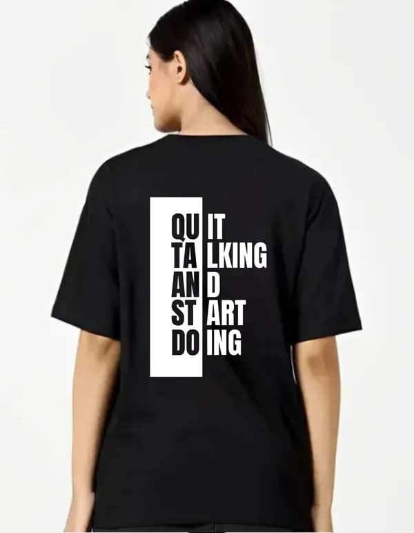 Black_Cotton_Blend_Trendy_Quit_Talking_T-Shirt_Back_Print_For_Women