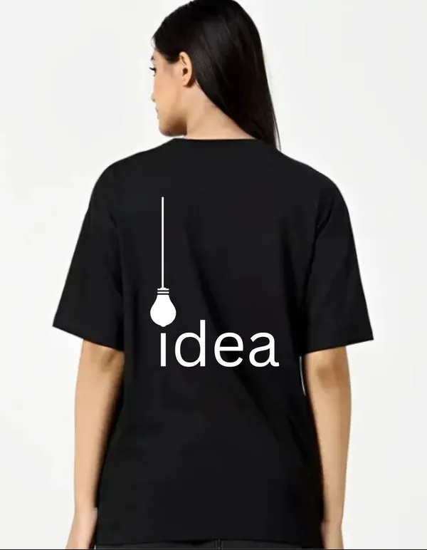 Black_Cotton_Blend_Trendy_Idea_T-Shirt_Back_Print_For_Women