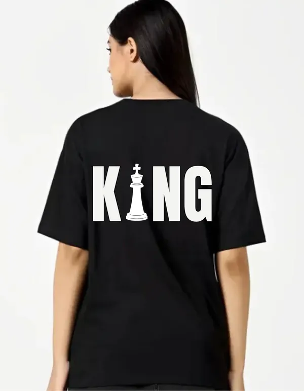 Black_Cotton_Blend_Trendy_King_T-Shirt_Back_Print_For_Women