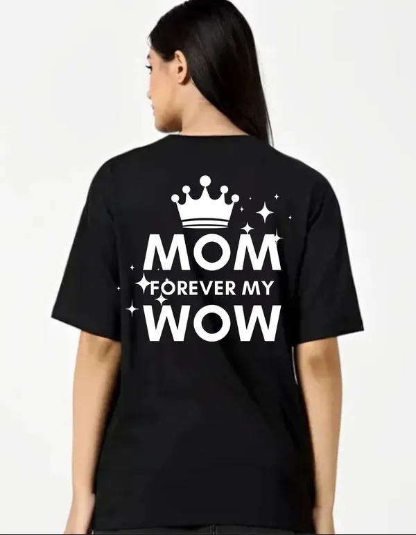 Black_Cotton_Blend_Trendy_Mom_Woww_T-Shirt_Back_Print_For_Women