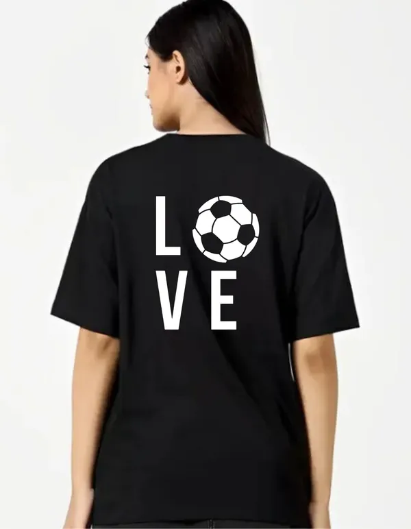 Black_Cotton_Blend_Trendy_Love_T-Shirt_Back_Print_For_Women